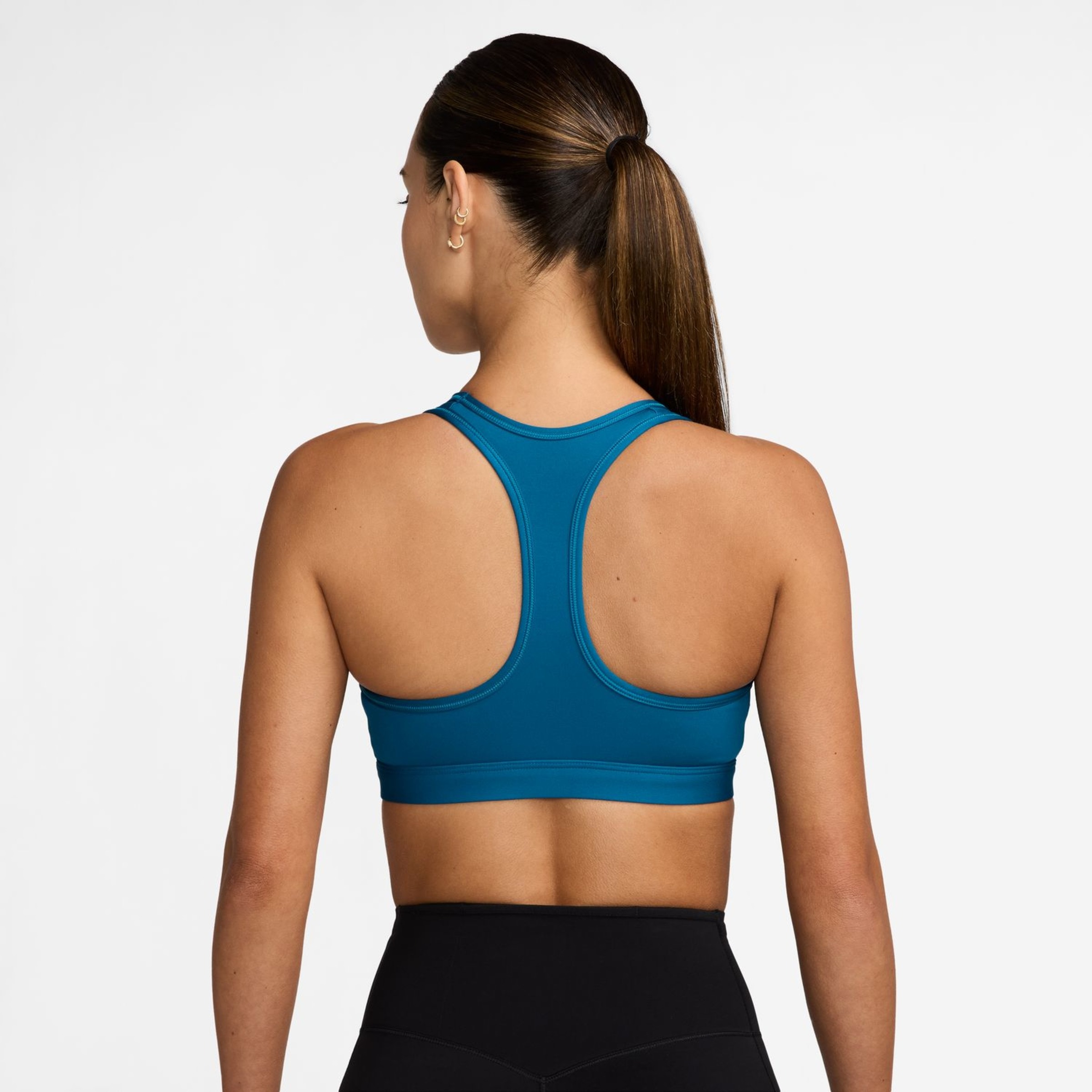 Top de Mulher Swoosh Medium Support Verde-2
