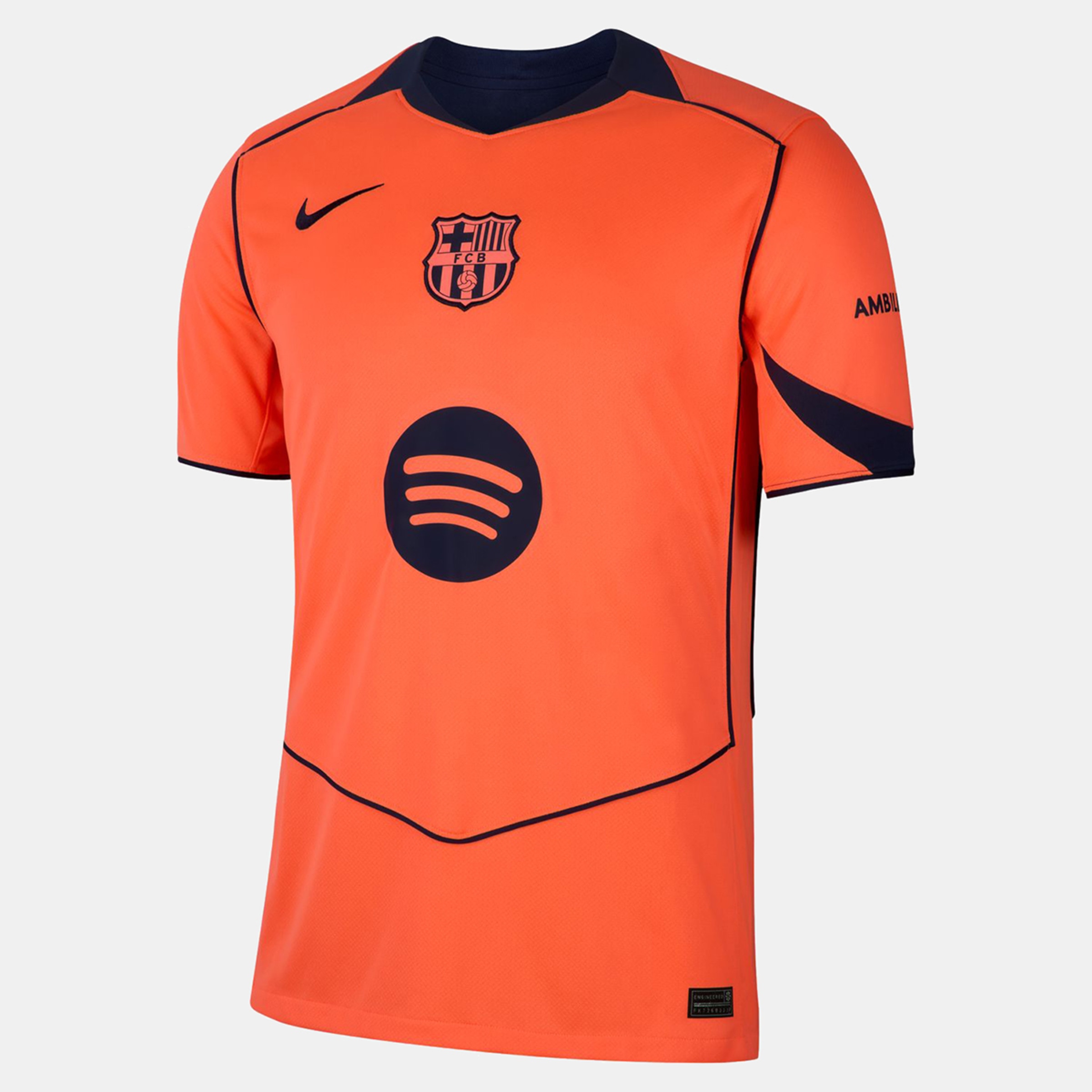 T-shirt de Homem 3.º Equipamento FC Barcelona 2025-2026 Stadium Manga-1