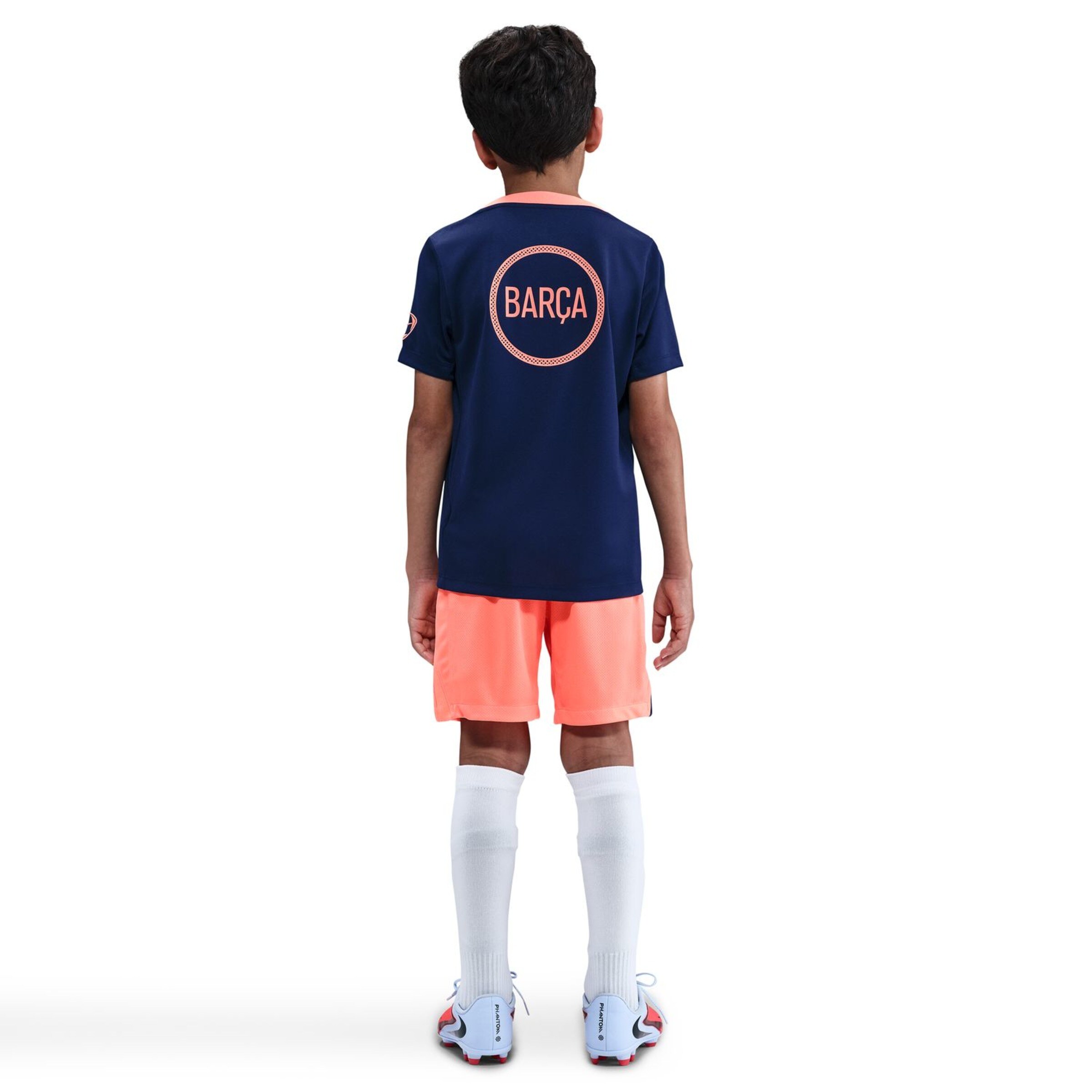 T-shirt de Criança FC Barcelona 2025-2026 Academy Pro Azul-marinho-2