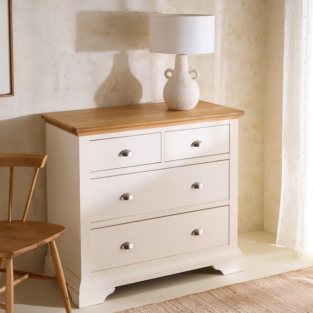 Imagem 0 de Cómoda de Carvalho com 4 Gavetas Hampstead