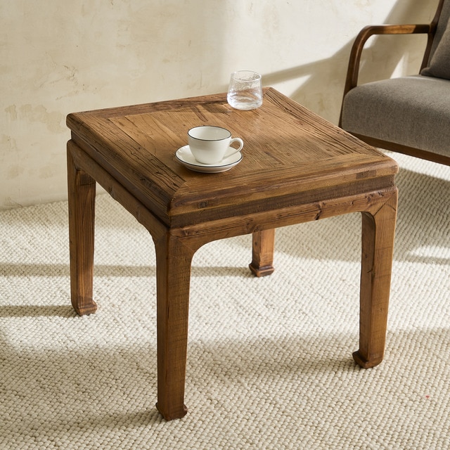 Imagen 0 de Mesa auxiliar de madera de olmo reciclado Opium El Corte Inglés