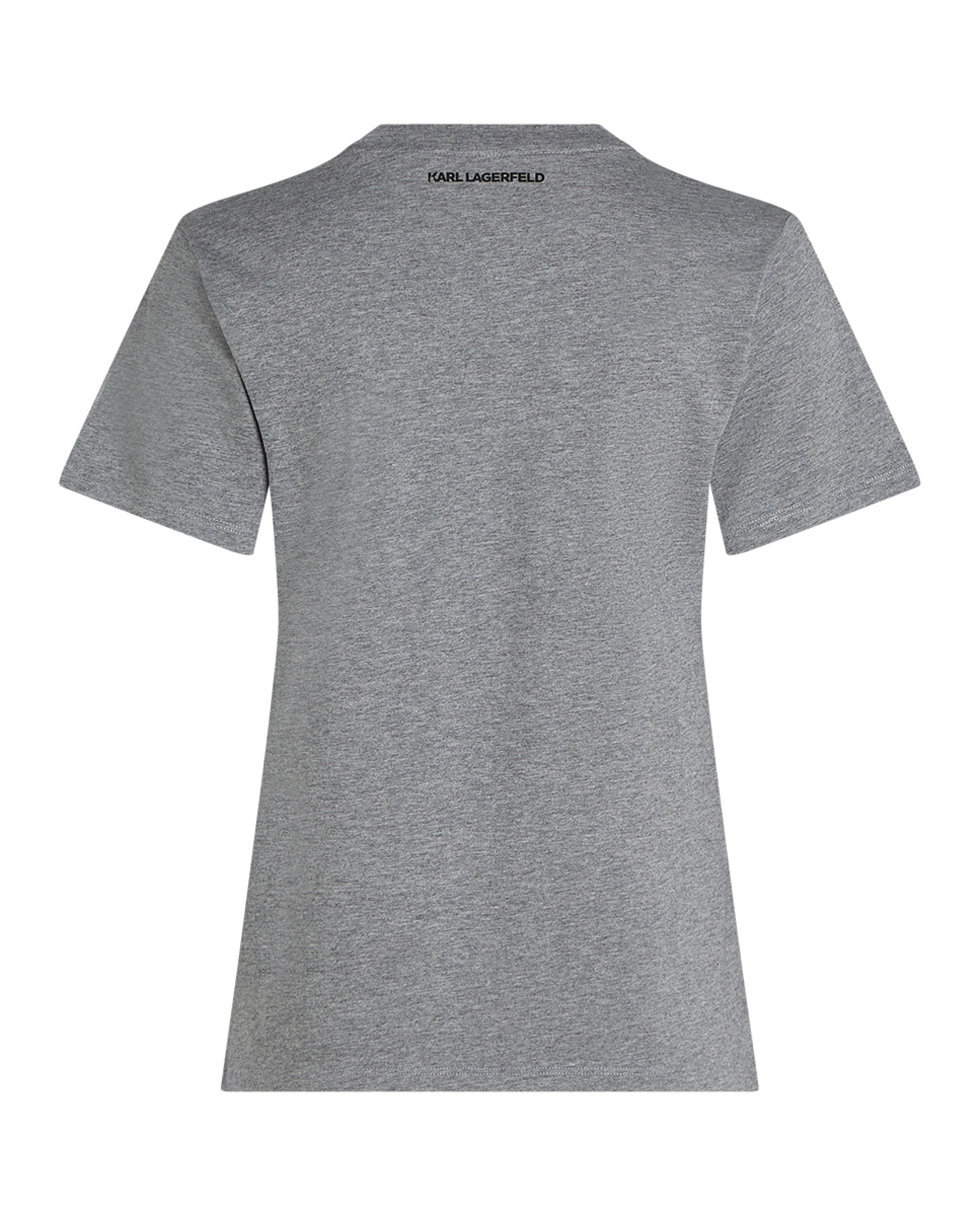 T-shirt com Decote Redondo Rue St. Guillaume Cinzento-escuro-5