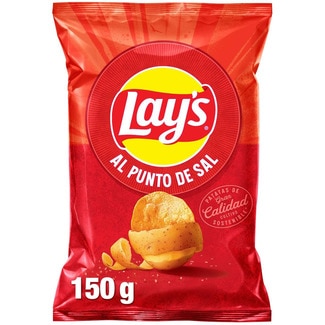 patatas fritas al punto de sal bolsa 150 g - Lay's