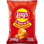 ready salted crisps economy pack bag 248 g