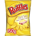 York'eso wavy crisps ham and cheese flavour bag 150 g