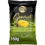 gewellte Chips Oliven-Geschmack Tasche 150 g netto Abtropfgewicht