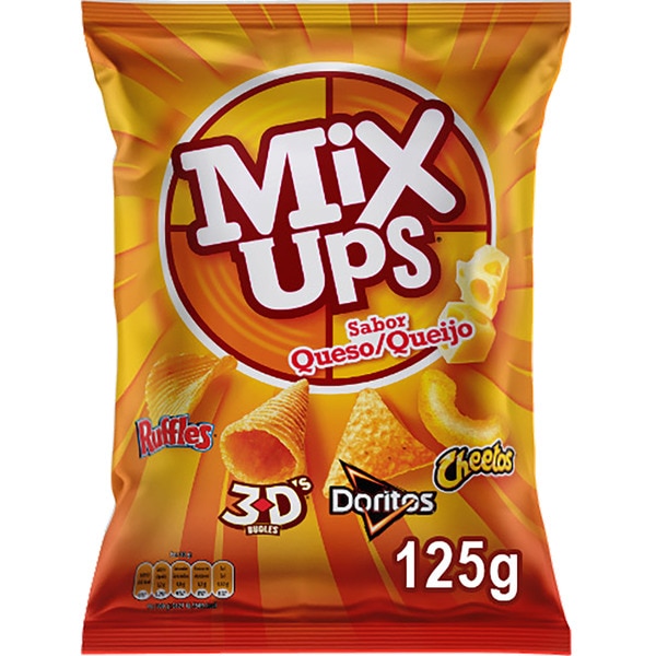 Snackmischung Käsegeschmack Tasche 125 g netto Abtropfgewicht