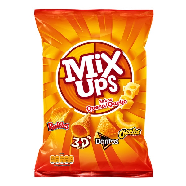 Snackmischung Käsegeschmack Tasche 125 g netto Abtropfgewicht