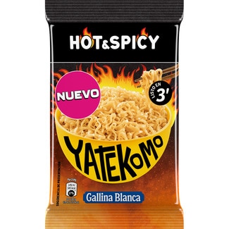 Hot & Spicy fideos orientales sobre 79 g - Yatekomo