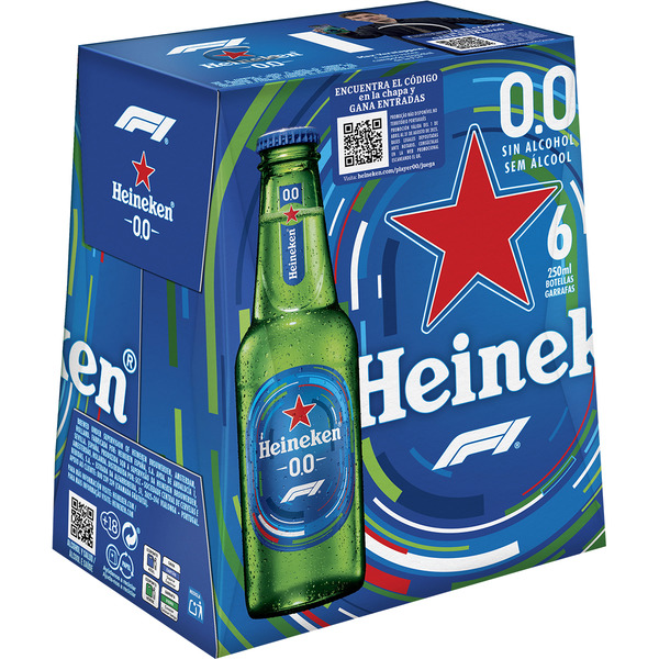 Helles holländisches Lagerbier alkoholfrei 6er-Pack Flaschen 25 cl