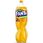 Orangenerfrischungsgetränk mit Kohlensäure Flasche 2 l