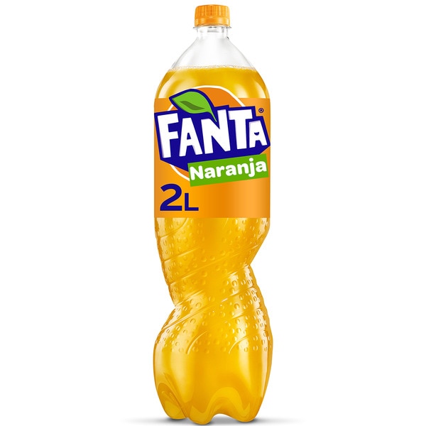 Orangenerfrischungsgetränk mit Kohlensäure Flasche 2 l