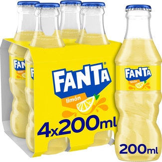 refresco limón con gas pack 4 botellas 20 cl (envase de vidrio) - Fanta