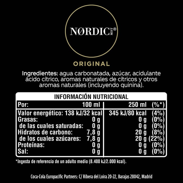 Original Tonic Water Dose 25 cl