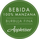 Erfrischungsgetränk aus Apfelsaft mit Kohlensäure fein perlend Flasche 75 cl (Glasbehälter)