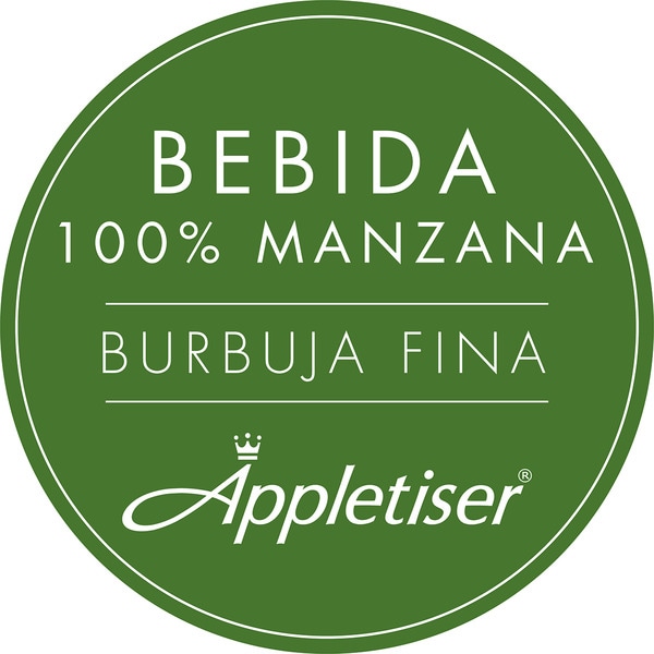 Erfrischungsgetränk aus Apfelsaft mit Kohlensäure fein perlend Flasche 75 cl (Glasbehälter)