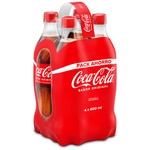 Cola-Erfrischungsgetränk original, 4er-Pack Flaschen 50 cl