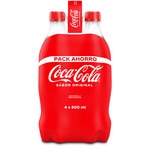 Cola-Erfrischungsgetränk original, 4er-Pack Flaschen 50 cl