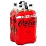 Cola-Erfrischungsgetränk zuckerfrei 4er-Pack Flaschen 2 l