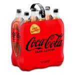 sugar-free cola soft drink 6-pack bottles 2 l
