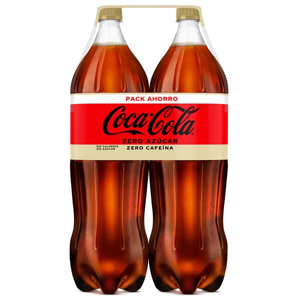 Zero Caffeine sugar-free cola soft drink 2-pack bottles 2 l