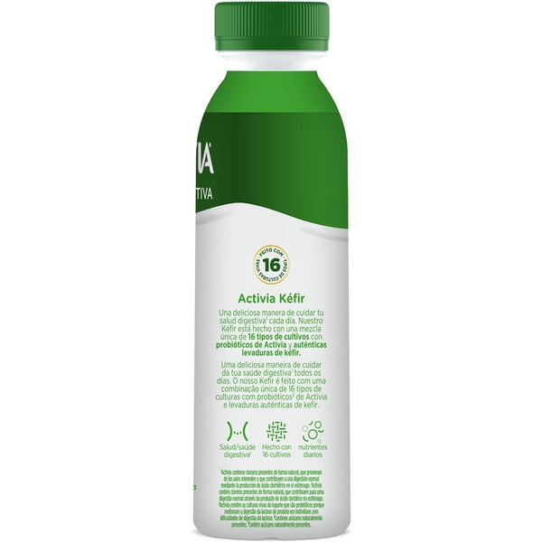 plain kefir drink with no added sugar bottle 280 g