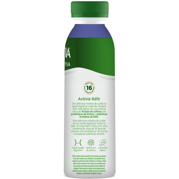 kefir drink with blueberries bottle 280 g