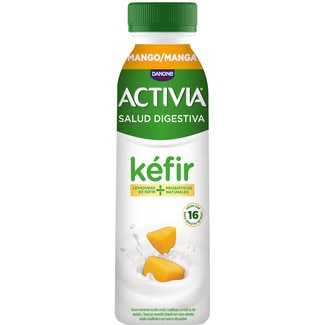 kéfir sabor mango para beber botella 280 g - Danone Activia