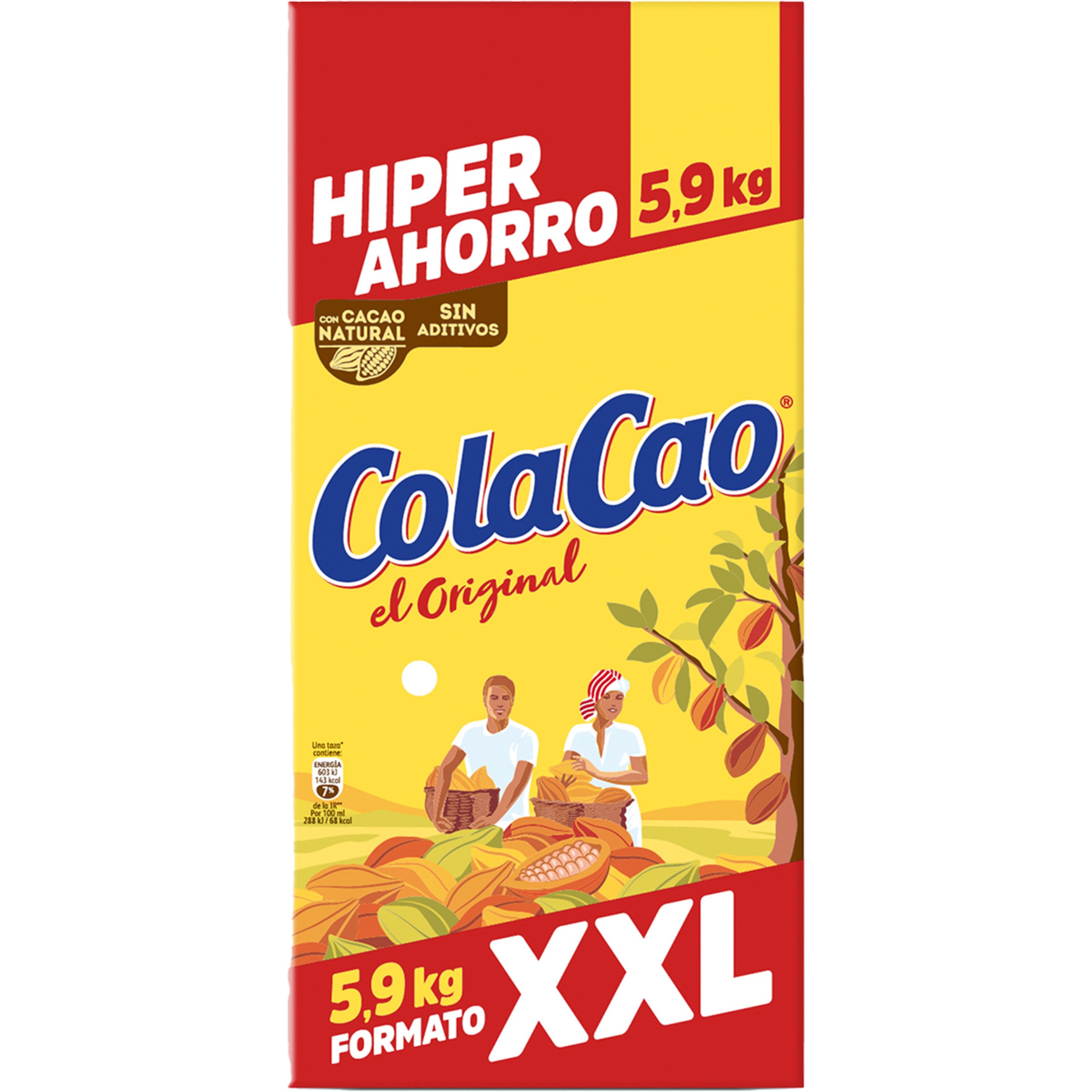 Original cacao soluble estuche 5,9 kg formato XXL
