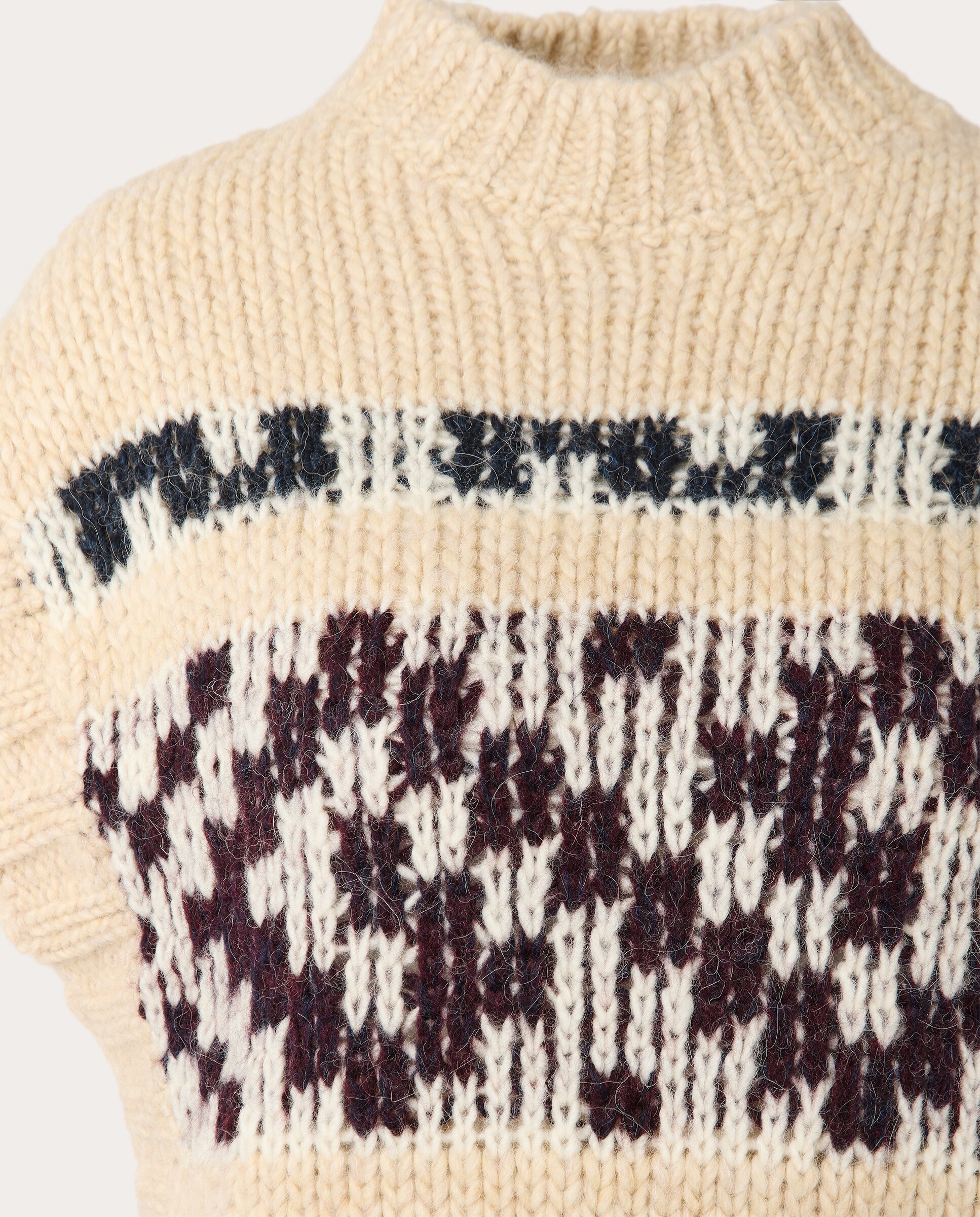 Colete de Lã Multicolor-3