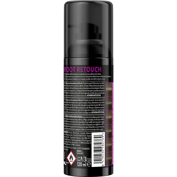 Ansatz-Färbemittel Kastanie Sofortabdeckung von grauen Haaren Spray 120 ml