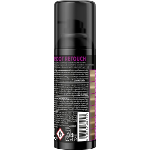 instant cover hair colour dark blonde root retoucher spray 120 ml