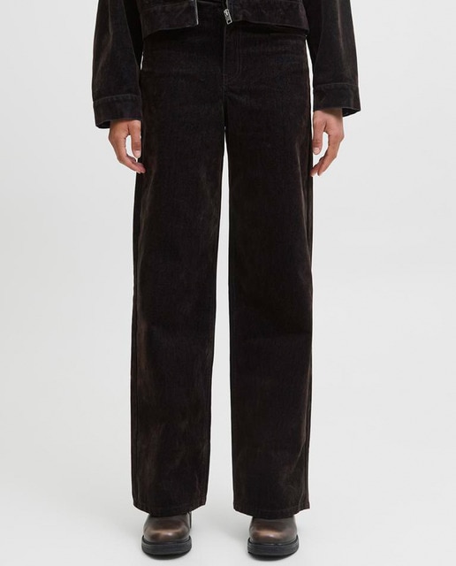 Imagem 0 de Calças Relaxed Fit de Cintura Subida