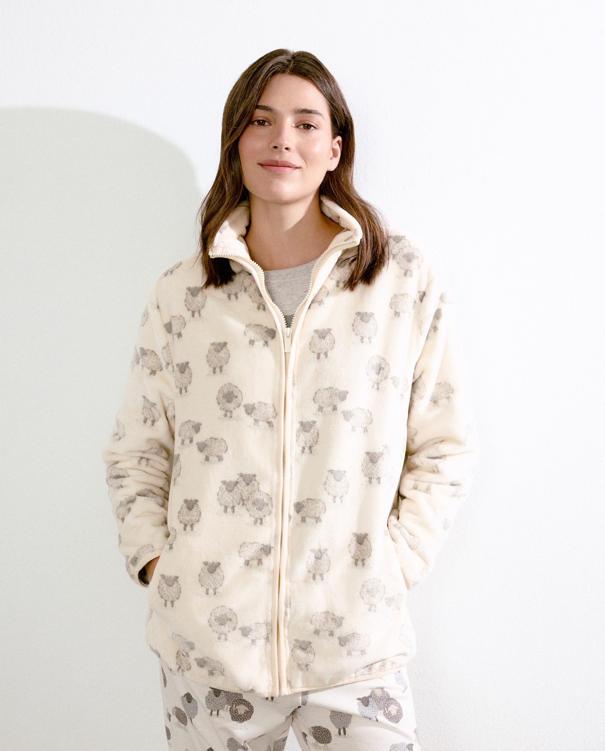 Robe Estampado Branco-1