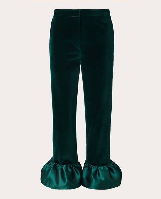 Imagen 0 de Pantalón recto Percey de terciopelo