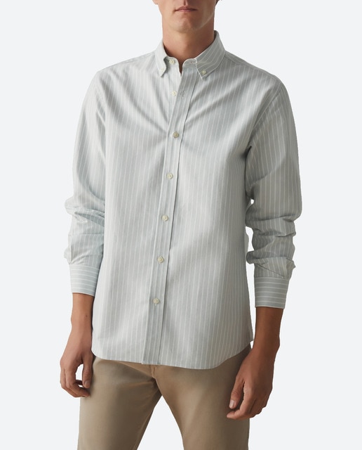 Imagen 0 de Camisa oxford de hombre manga larga