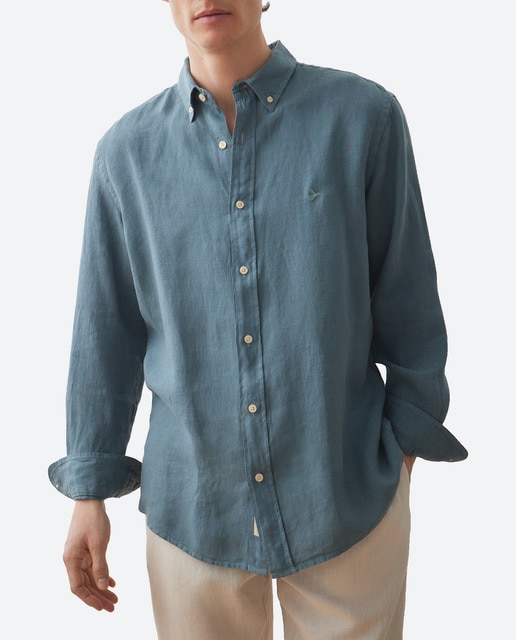 Imagen 0 de Camisa de hombre 100% lino