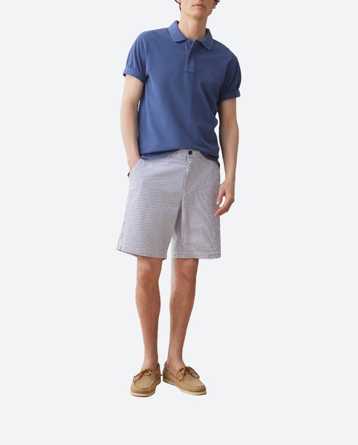 Imagen 0 de Pantalon bermudas estampado rayas de hombre