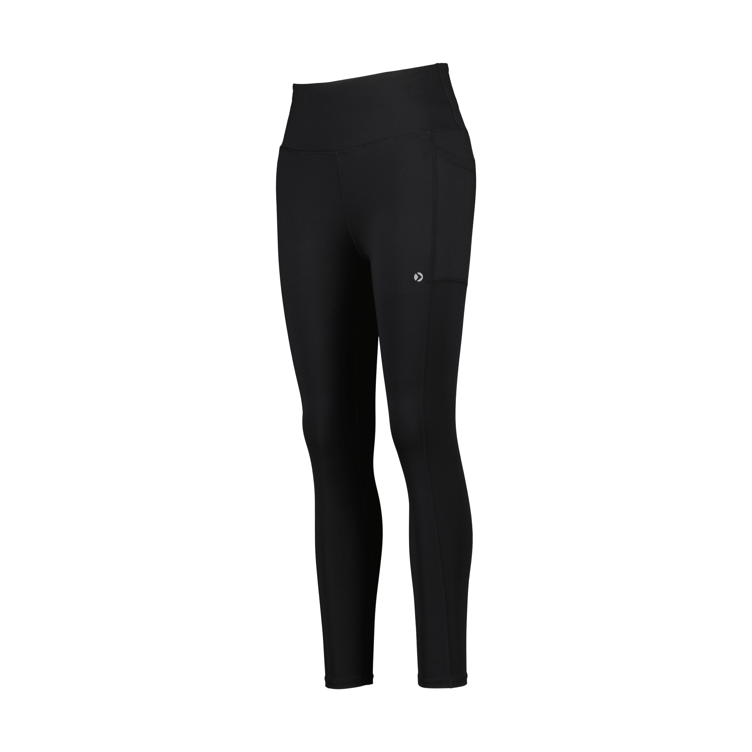 Leggings Compridos Básicos Running de Mulher Preto-4