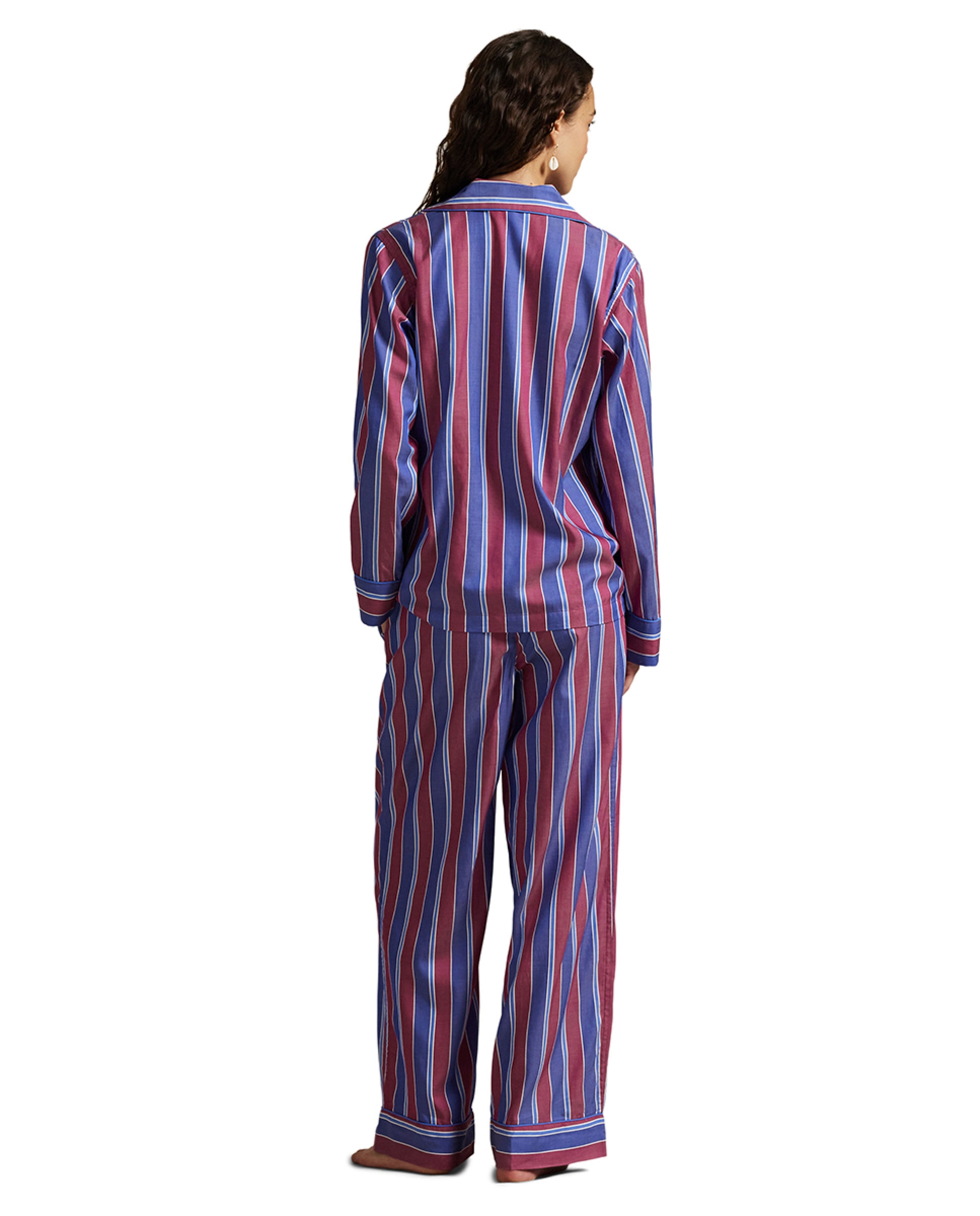 Pijama às Riscas - Roxo Roxo-2