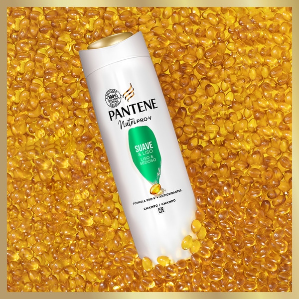 Suave & Liso Shampoo für glattes Haar Flacon 625 ml für krause Locken