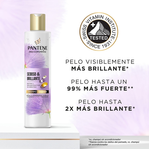 Miracles Silky & Shiny shampoo with biotin + keratin reconstructor flask 250 ml