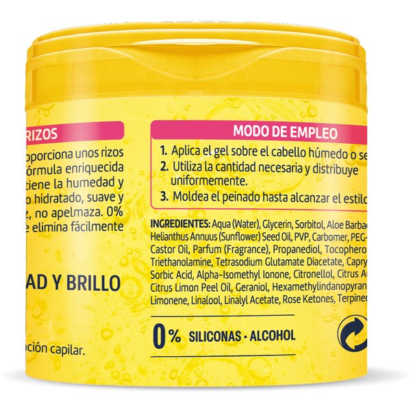 line gel ligero aloe vera antiencrespamiento cabellos lisos Schale 400 ml