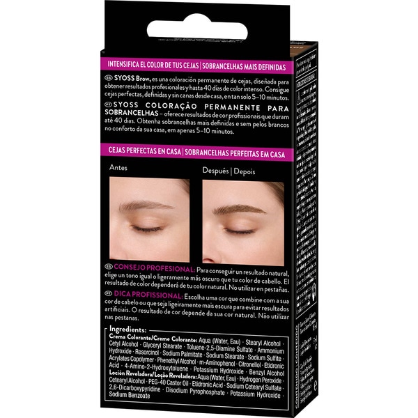 Brow Tint light blonde 5-1 permanent eyebrow colour up to 10 applications