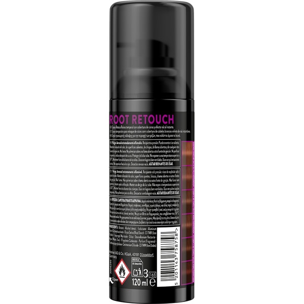 Instant cover cashmere red hair colour root retoucher spray 120 ml