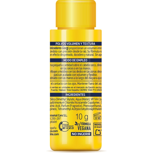 3 volume fixing powder with matte finish 0% alcohol container 10 g