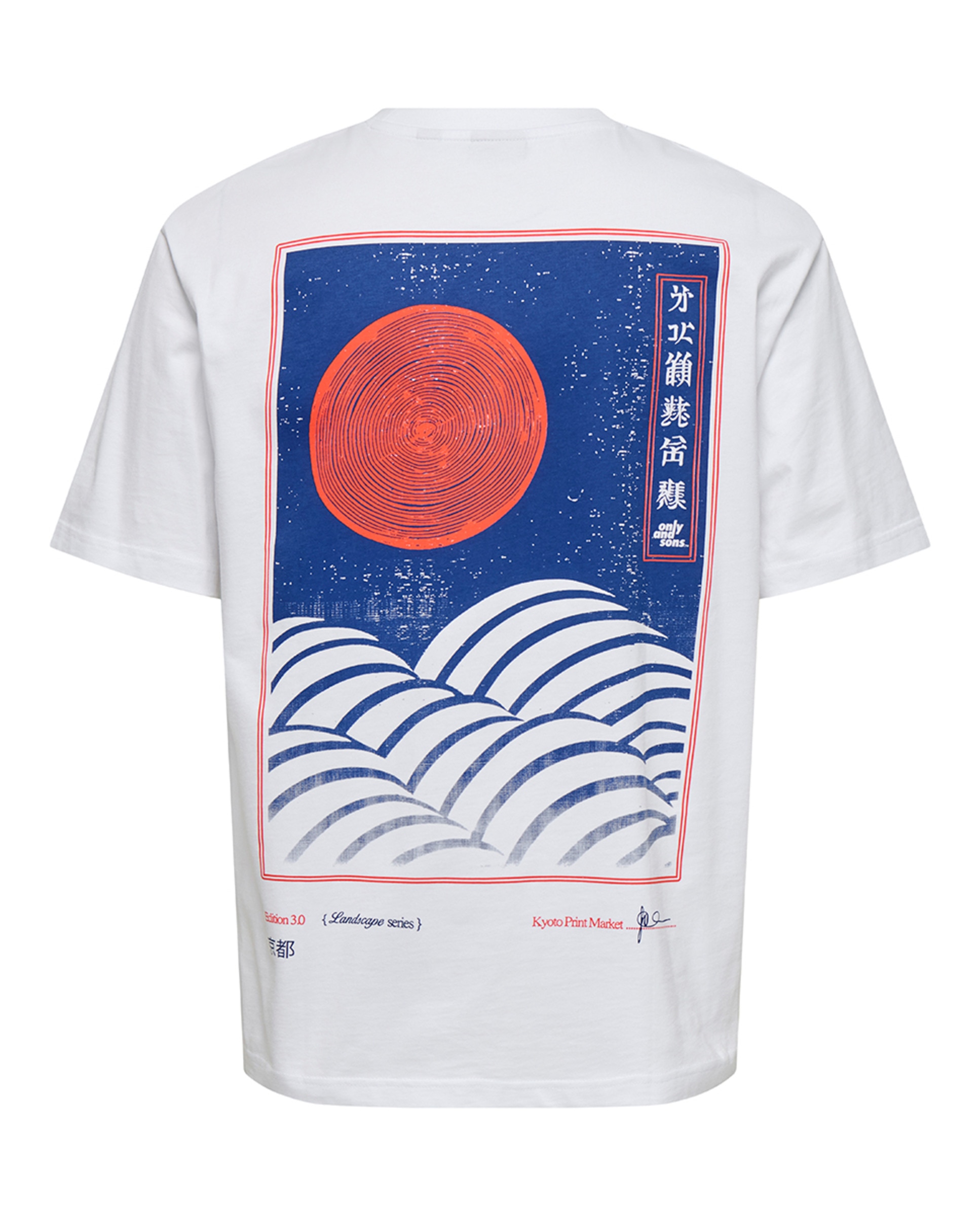 T-shirt Relaxed Fit com Manga Curta Branco-5