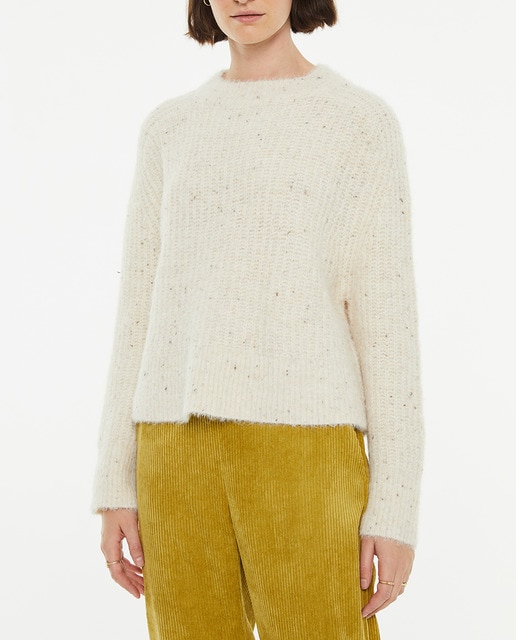 Imagen 0 de Jersey de mujer grueso tweed cuello perkins