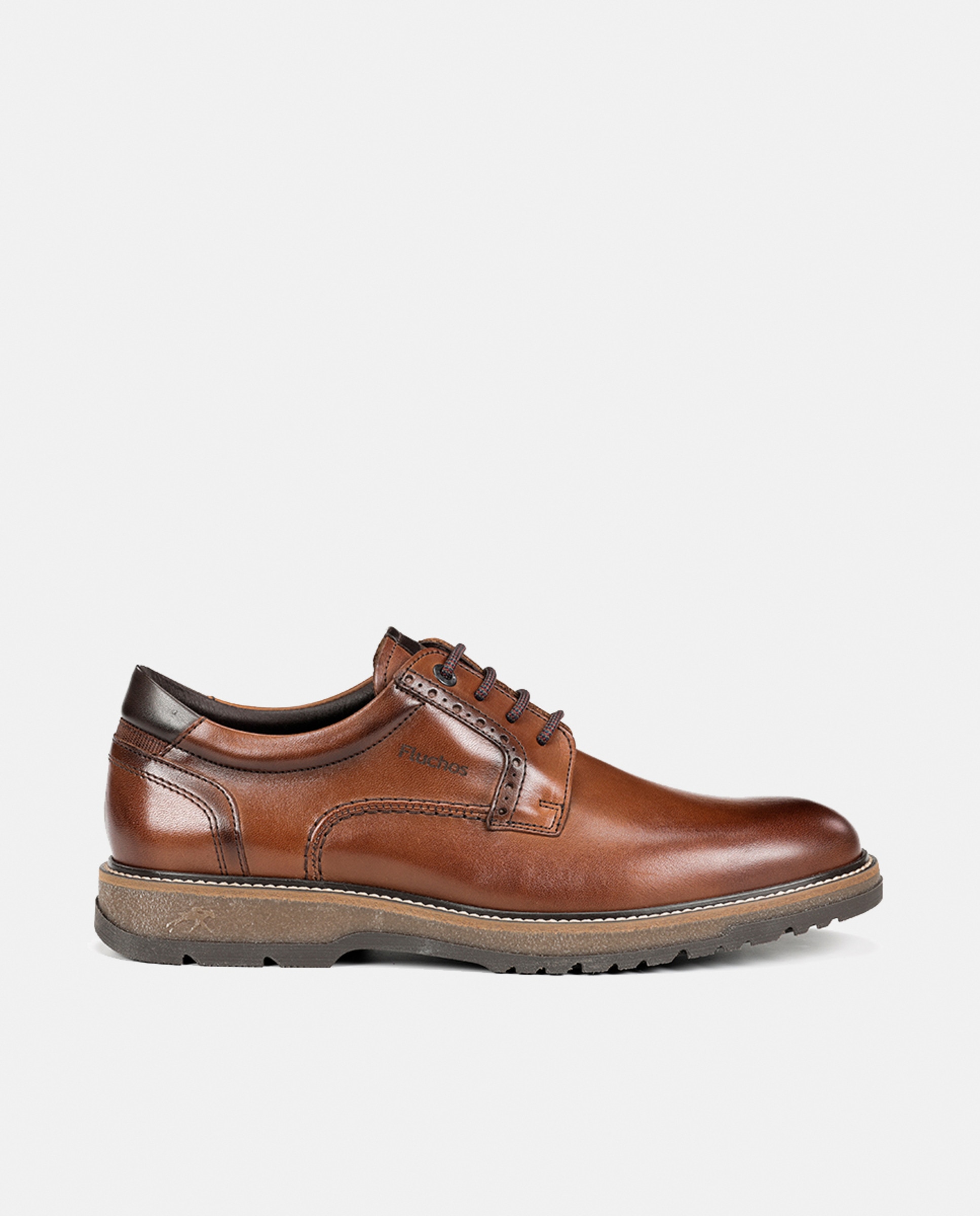 Bluchers em Pele com Pala Lisa Couro-1
