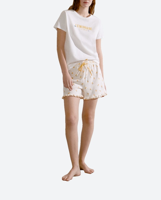 Imagen 0 de Pantalón corto estampado de mujer